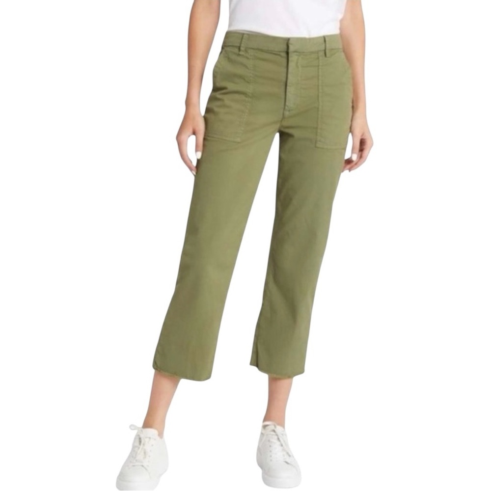 Frank & Eileen Blackstone Utility Pants Green Size 10 Cropped